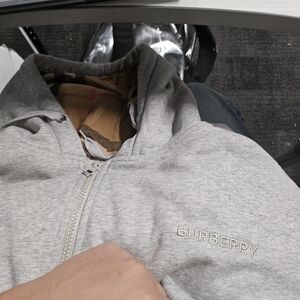 Burberry Gray Hoodie